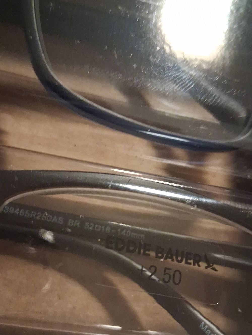 Eddie Bauer Three-Pack Reading Glasses +2.50 in Brown & Taupe & Frosted Grey Nib - Picture 6 of 11